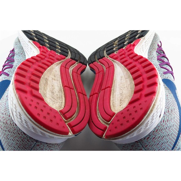 Nike Zoom Pegasus 32 Girls Shoes Size 6 M Gray Running Fabric - Picture 6 of 7